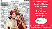 Website at https://www.myadvtcorner.com/classified-display/matrimonial-ads/tribune/chandigarh
