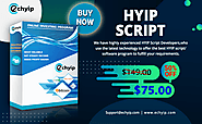 Buy Best HYIP Script at a 50% off.!