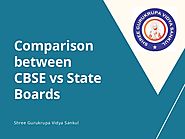 Effective Comparison between CBSE Vs State Boards