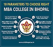 10 Parameters to Choose Right MBA College in Bhopal