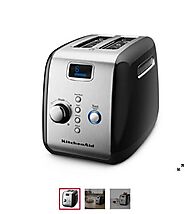 2-Slice Toaster with One-Touch Lift/Lower and Digital Display