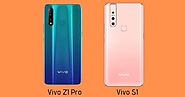 Vivo S1 vs Vivo Z1 Pro: Specifications, price, and Features in India - catchme11