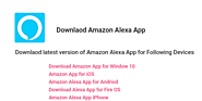 Download Alexa App for Echo Dot Setup, Alexa Setup, Alexa Dot Setup, etc.