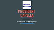 Provident Capella Whitefield Bangalore - by Sangamesh Chandra [Infographic]