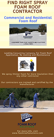 Find Right Spray Foam Roof Contractor