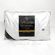 Details about  High Quality Hungarian Goose Down Feather Pillow Soft Luxury Hotel Pack Of 1 2 4
