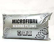 Details about  Pack of 2, 4, 8 Microfibre Pillow Rectangle Insert Filler Rebound 100% Cotton