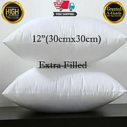 Details about   Hollowfiber Cushion Pad Inner Fillers Scatter Cushion Pillow Inserts Pads 12"