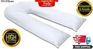 Details about  9ft U Pillow Body Support Maternity Pregnancy Support Comfort Bolster Pillows