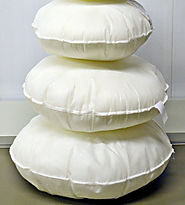 Details about  Round Cushion Odd Luxury A-grade Virgin Hollowfibre Cushion Pad Inserts Inner