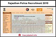 Rajasthan Police Recruitment 2019: RJ Police will Recruit 1,000 SI and 11,000 Constable in the coming months - FREEJo...