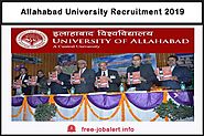 Allahabad University Recruitment 2019: 558 Assistant Professor, Associate Professor and Professor - FREEJobALERT: Rec...