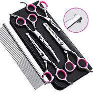Ubuy Austria Online Shopping For Dog Grooming Scissors Sets in Affordable Prices.