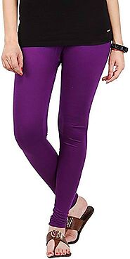Purple Color Chudidhar Leggings Lgp35