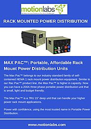 Rack Mount Power Distribution Equipment – Motion Lab