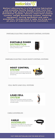 Power Distribution and Motor Control Systems - Motion Lab