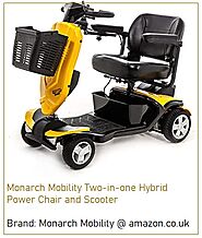 Monarch Mobility Two-in-one Hybrid Power Chair and Scooter