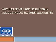 EPDM Rubber is used in which sectors?