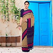 Georgette Sarees | Buy Pure Georgette Sarees | Online Georgette Sarees | Zinnga