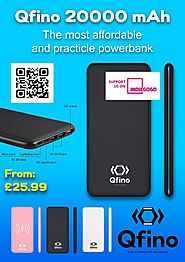 Qfino Most affordable & Practical PowerBank with 20000 mAh | Power Bank | Technology gadgets, Mobile accessories, Pro...