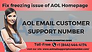 How to fix Freezing Issue in AOL Mail Homepage
