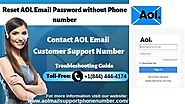 How To Reset AOL Email password without phone number