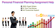 Best Personal Financial Planning Assignment Help by Professional Writers