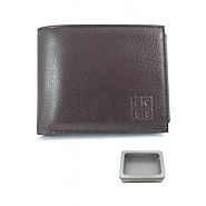 RFID Blocking - High Quality Multi Function Leather Wallet - Genuine Textured Leather - Two Note Sections - Seven Car...