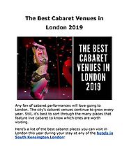 The Best Cabaret Venues in London 2019