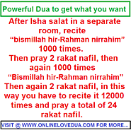 Powerful dua to get what you want - Get anything you desired to get