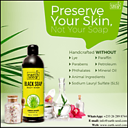 Liquid Black Soap with Lemongrass Essential Oil