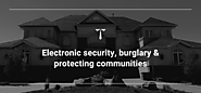 Infographic -Electronic security, burglary and residential protection - Technomine