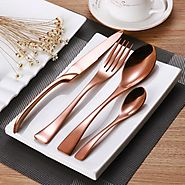 Luxury Rose Gold Flatware