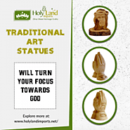 Olive Wood Traditional Art Statues Online