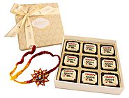 Buy Online Personalised Rakhi Chocolates Gifts