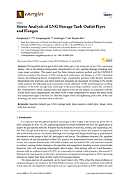 (PDF) Stress Analysis of LNG Storage Tank Outlet Pipes and Flanges