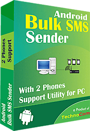 SMS Sending Software | How to Bulk SMS From PC Via Android Mobile