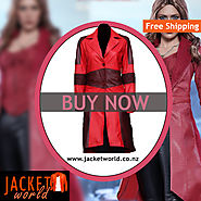 Civil War Scarlet Witch leather coat