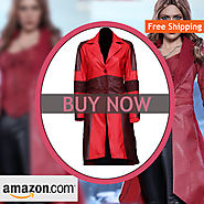Civil War Scarlet Witch Leather Coat