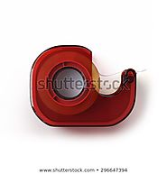 Ammonite adhesive tape holder