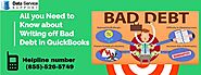 All you Need to Know about Writing off Bad Debt in QuickBooks