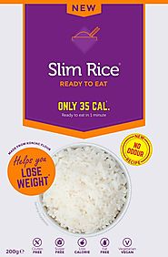Want To Stay Fit & Healthy - Buy Konjac Slim Rice - No Drain No Odour Online In UK At An £2.55