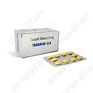 Tadarise 2.5mg : Uses, Dosage, Side Effects | Strapcart