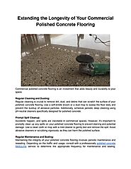 Best Polished Concrete Flooring Melbourne Services.pdf