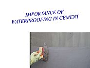 Get the different functions of the waterproofing cement agent