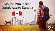 Which province in Canada is easy to get PR?