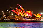 Experience the revelry of Vivid Sydney on board a Vivid light cruise