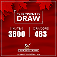 Latest Express Entry Draw invites 3600 candidates with 463 score