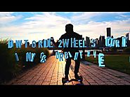Learn how to Ride a Hoverboard like a PRO! Full tutorial ride over obstacles bumps NYC